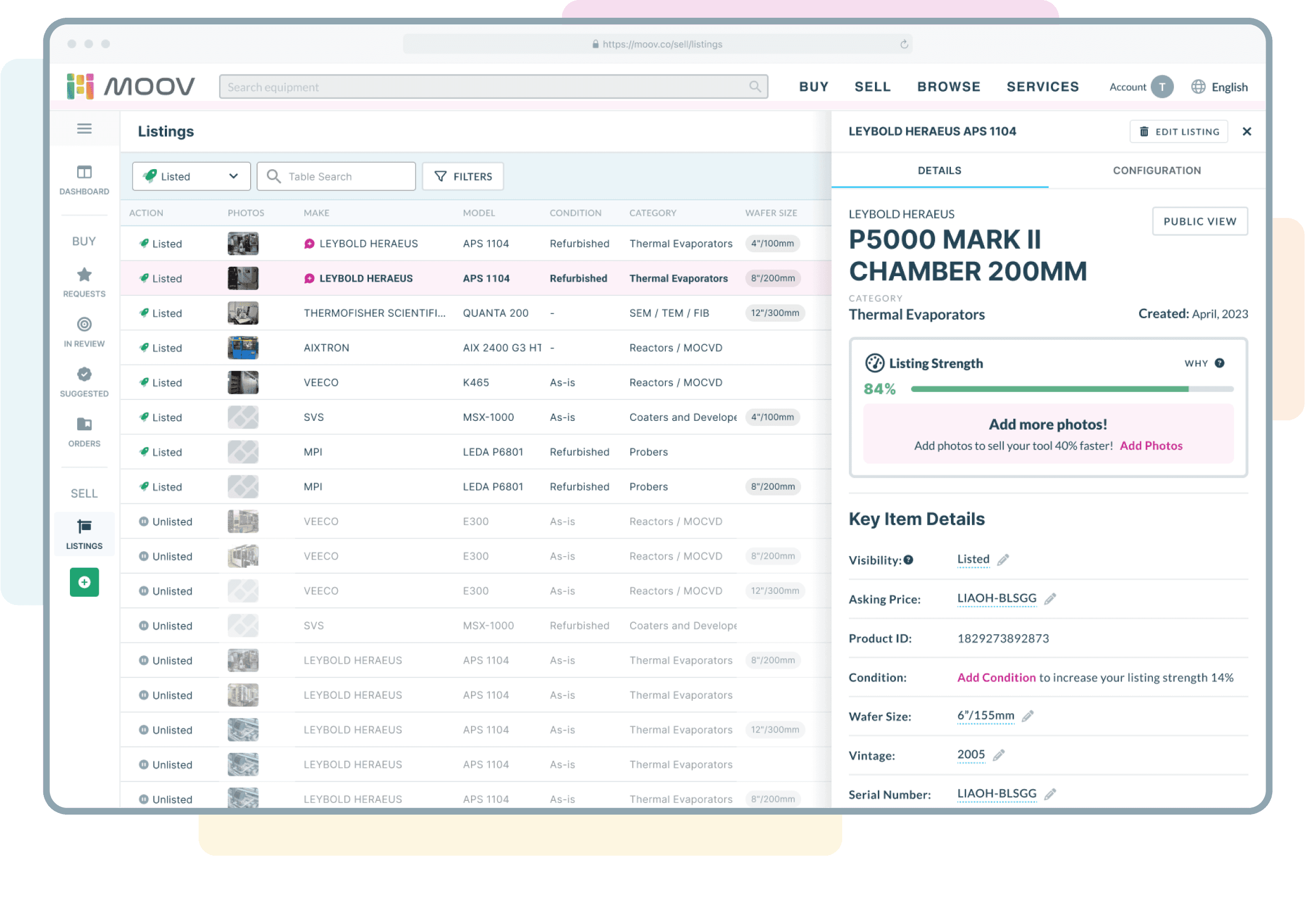 Manage Listings